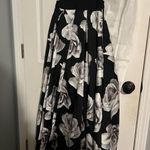 Half low half long black rose dress Gray Size 2 Photo 1