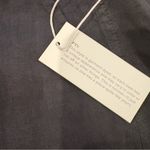 Lou & grey NWT, LOFT Tie Waist Linen Shorts in Dark Gray, Sz M Photo 9