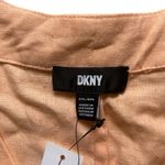 DKNY XXL Linen Side Slit V Neck Sleeveless Maxi Dress Photo 6