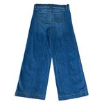 Spanx Women’s Seamed Front Wide Leg Pull On Stretch Jeans Vintage Indigo Size XL Photo 6