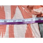 LuLaRoe  Olive Shirt Womens Size Large Orange/Peach Abstract‎ Design Tulip Sleeve Photo 8