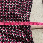 Equipment Magnolia Houndstooth Keyhole Neck A-line Midi Dress Amaranth Multi Photo 14