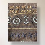 Coldwater Creek W18 Brown Embroidered Beaded Jacket Boho Artsy Open Front Blazer Photo 4