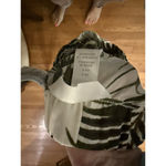 H&M  Tropical Palm Leaf Crepe Pants Trousers Ivory XS Photo 6