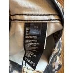 Free People  Skirt Womens 2 Black Brown Tie Dye High Waist Mini Denim Zip Boho Photo 2