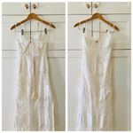 ASTR The Label Cotton & Bohemian Tassel Tie Lace Maxi Dress, Off-White sz. XS Photo 2