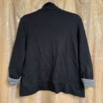 EXPRESS Black Gray Stretchy Open Collared Cardigan Sweater XS Photo 1