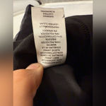 Trouve Black Drape Front Leather Moto Jacket XS EUC Lightweight Photo 4