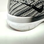 Nike Size 6.5 Sneakers White Black Free TR Flyknit Running Exercise Jogging Photo 4