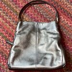 Coach  EDIE 31 PEWTER SILVER LEATHER SHOULDER BAG PURSE Photo 0