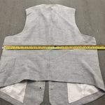 MNG Womens XXL Gray Linen Blend Sleeveless Vest Career Officewear CorpCore Style Size undefined Photo 6