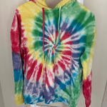 BP Nordstrom Colorful Tie-Dye Oversized Sweatshirt Hoodie Size Small Photo 0