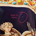 Vintage 100% Silk Romans Warrior Horses Rolled Hem Square Scarf 41”X41” Blue Photo 10