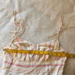Paige Yellow & Pink Striped Sleeveless Midi Dress Size XS Photo 7