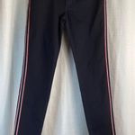 ZARA Basic Z1975 Denim Mid-rise Red & White Stripe Skinny Jeans New Photo 2