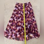 Old Navy Purple Multi Tiedye Ruffletrim Maxi Skirt Photo 5