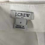 J.Crew White Cotton Pencil Skirt Photo 2