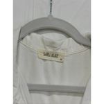 Bella Dahl  Cuff Sleeve Collared Hi-Low Button Down Shirt White Women's Size M Photo 1