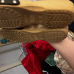 Crocs  Cobbler Women's Slide Slip On Open Black Tan Size 9 Sandal Shoes Photo 4