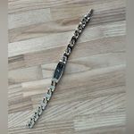 Raga Titan Ladies Watch Two Tone Bracelet Rectangular Black Dial Photo 5