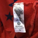 Sundry NEW  RED Star Print Pullover Sweatshirt Top Womens Size 3 US Size L‎ Photo 2