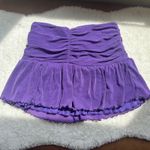 SheIn  Purple Tube Top‎ Ruched Sleeveless Sparkle Party Club Top Size M Photo 1