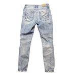 BKE Payton Universal Fit Mid Rise Ankle Skinny Jeans Distressed Light Wash SZ 26 Photo 1
