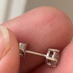 10kt White Gold 3/8 carat Diamond Studs Photo 3