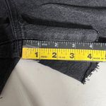 PacSun NEW Dad Jean Shorts Womens 28 Black High Rise Cut Off Button Fly Denim Photo 2