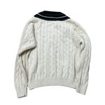 Gap Vintage  Sweater Cable Knit Tennis Lacrosse 90s Old Money Preppy Size M Photo 7
