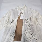 Hemant and Nandita  Lani Palm Mini Dress in White Photo 4