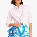 Kate Spade Playa Printed 3D Shirt Crossbody Summer Night Multi Floral Blue Photo 2