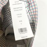Veronica Beard NWT Dhara Gingham Check Seer Sucker Pedal Pusher Pants Size 6 Photo 11