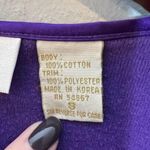 Victoria's Secret Victoria’s Secret VINTAGE purple pajama matching set shorts long sleeve small Photo 8