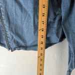 Lauren Jeans Co. Vintage Denim Jean Jacket Full Zip Up Long Sleeve Westerm Women Blue Size M Photo 4