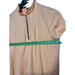 Jamie Sadock Orange Collar Polyester Spandex 1/2 Zip Golf Shirt M Size M Photo 4