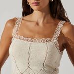 ARLIE LACE TRIMMED SWEATER TANK Photo 2