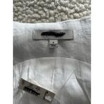 Madewell  100% Linen Scoopneck Cutaway Vest Salt White Button Up Size 0 Photo 10