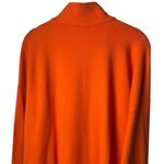 Talbots T by Bright Orange Quarter Zip Sweater Tennis Golf Pickleball XL Photo 6