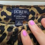 J.Crew J.,Crew 9” High-Rise Skinny Leopard Print Jeans Photo 1