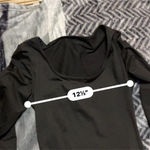 SheIn  Black Long Sleeve Maxi Dress Small Photo 7