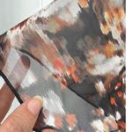 Roz & Ali  Chiffon Peplum Womens Top Sz 1X Boho Sheer Bell Sleeve Fall Lagenlook Photo 6