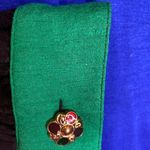 carole little Colorblock Lightweight Merino Wool Blazer Jeweled Buttons NWT Sz 4 Photo 3