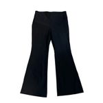 Chico's Black Flare Leg Pants Womens Size 12R US 2R Casual Business Office Photo 1