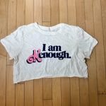 BARBIE THE MOVIE "I Am Kenough" Cropped T Shirt Size Small Photo 1