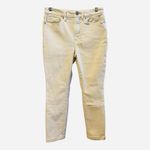 Good American Good Classic High Rise Straight Leg Jeans Bone Ivory Size 6 / 28 Photo 3