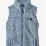 Patagonia Women's Size Small Los Gatos Fleece Teddy Blue Vest Photo 2