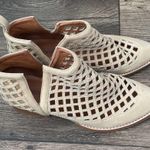 Jeffrey Campbell  6 Taggart Leather Cutout Booties in Ivory Photo 5