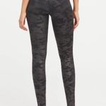 Spanx - Faux Leather Camo Leggings Matte Black Photo 1