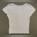 Brandy Melville , Blue and White‎ Floral, Button Up, Zelly Crop Top, one size Photo 2